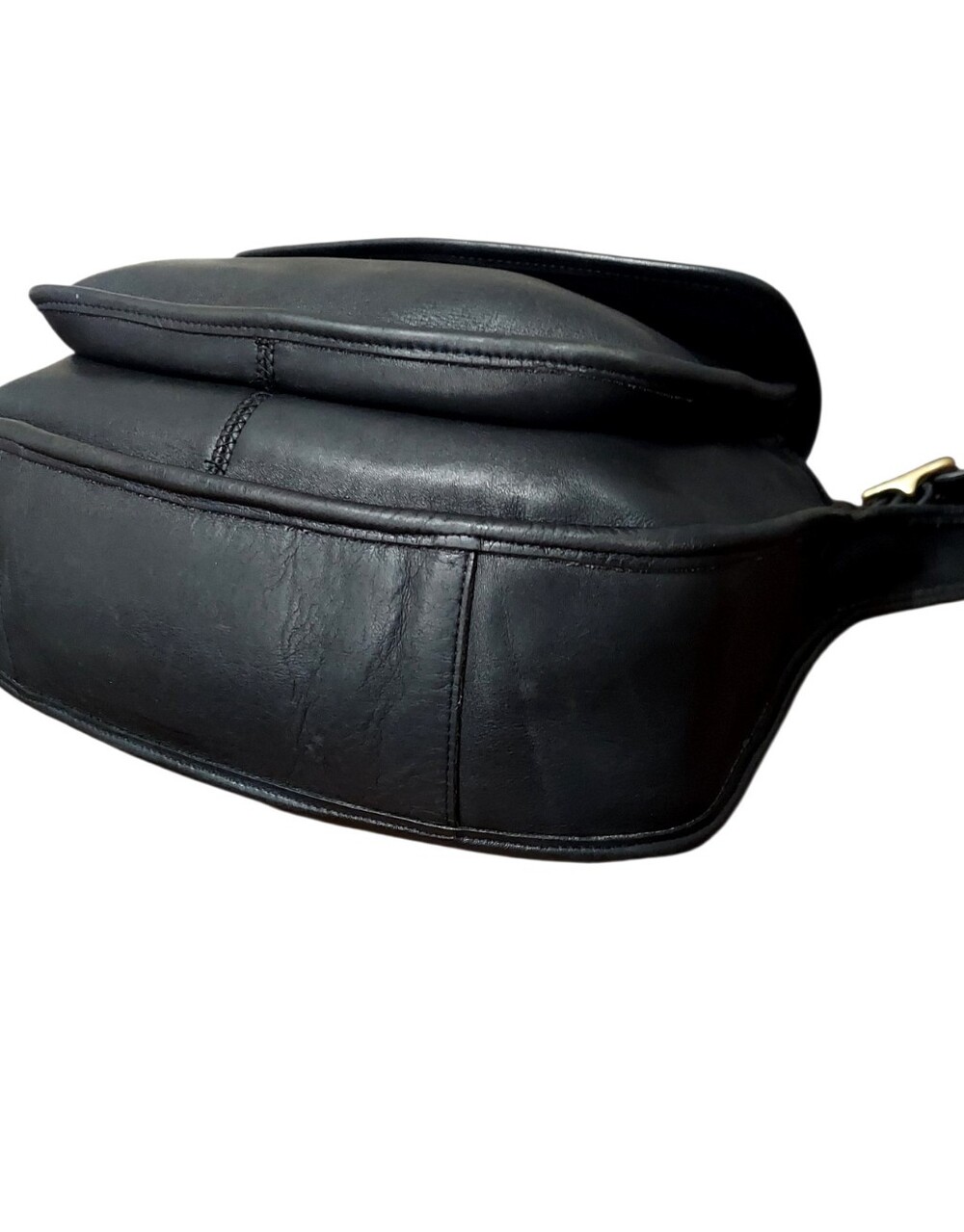 Coach Vintage Taft Leather Shoulder Bag W/ Brass HW No. 9980 Great Condition - Picture 10 of 13